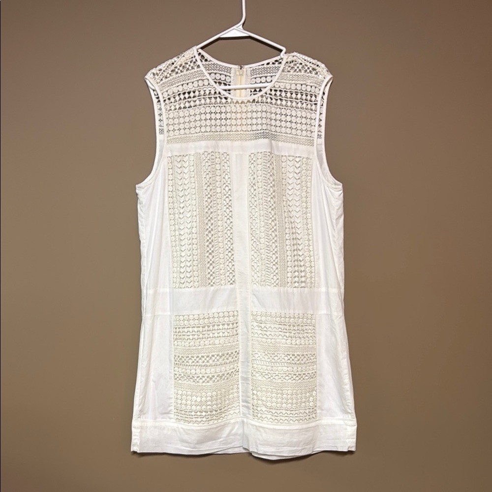 JCrew Sleeveless White Lace dress, Women’s XL, $20. Great Condition.